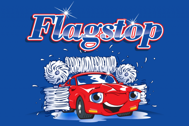 Flagstop Car Wash and Quick Lube logo