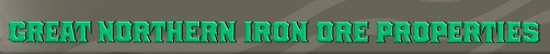 Great Northern Iron Ore Properties logo